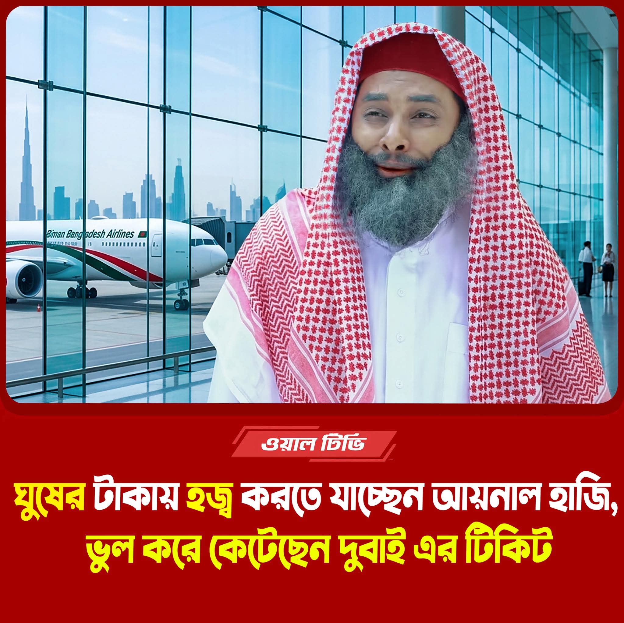 ঘুষের টাকায় হজ্ব করলে টিকিট তো দুবাইতেই হবে