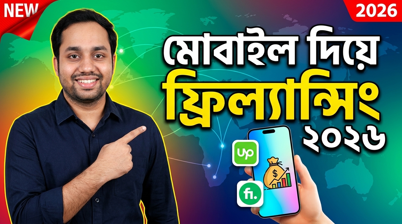 মোবাইল দিয়ে ফ্রিল্যান্সিং ২০২৬